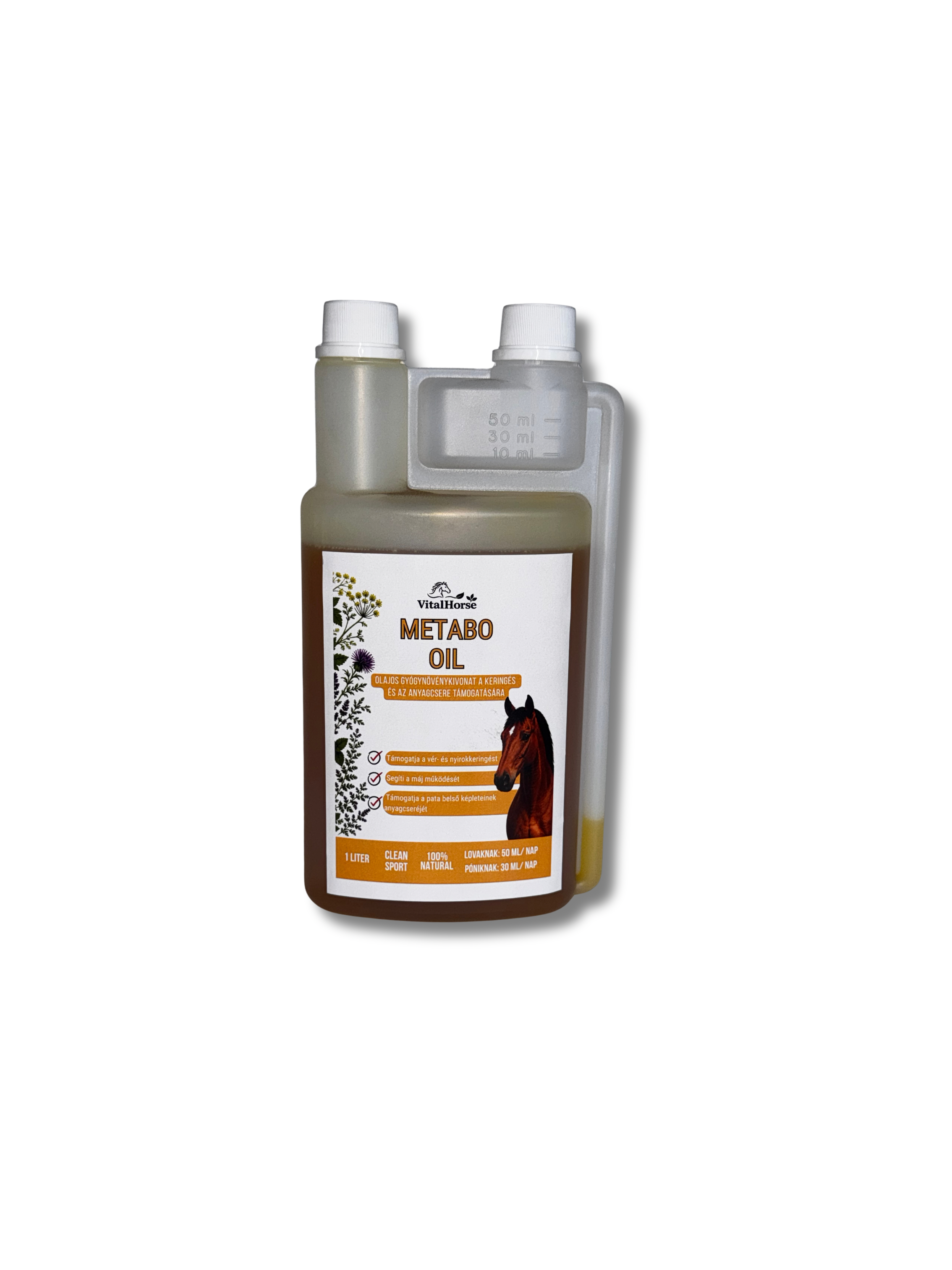 vitalhorse metabo oil májtámogató